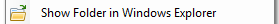5. Show Folder in Windows Explorer