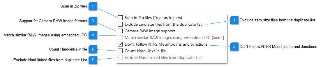 Topic Advanced Search Options