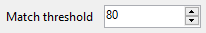 3. Matching threshold