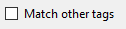 4. Match other tags in addition to the above