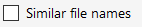 2. Similar file names