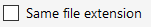 3. Same file extension