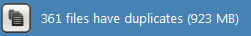 5. Duplicate files found