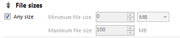 2. File Size Filter