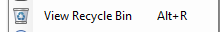 5. View Recycle Bin